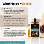 Bee and You Royal Jelly Raw Honey Immune Support - 6.7 oz - image 3