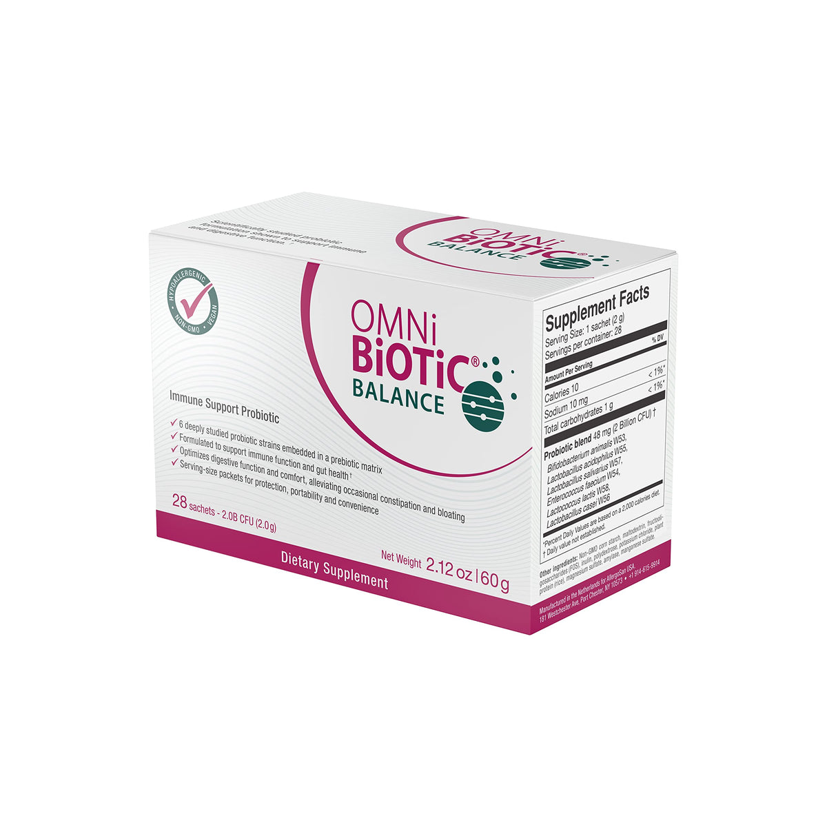 OMNi BiOTiC Balance Probiotic Powder for Digestive & Immune Support - 2.2 oz - image 5