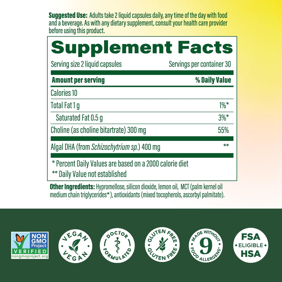 MegaFood Baby & Me 2 DHA & Choline Prenatal Vitamins - 60 Capsules - image 4