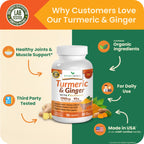 Nature's Branch Turmeric Ginger Joint Support - 90 Capsules - image 4