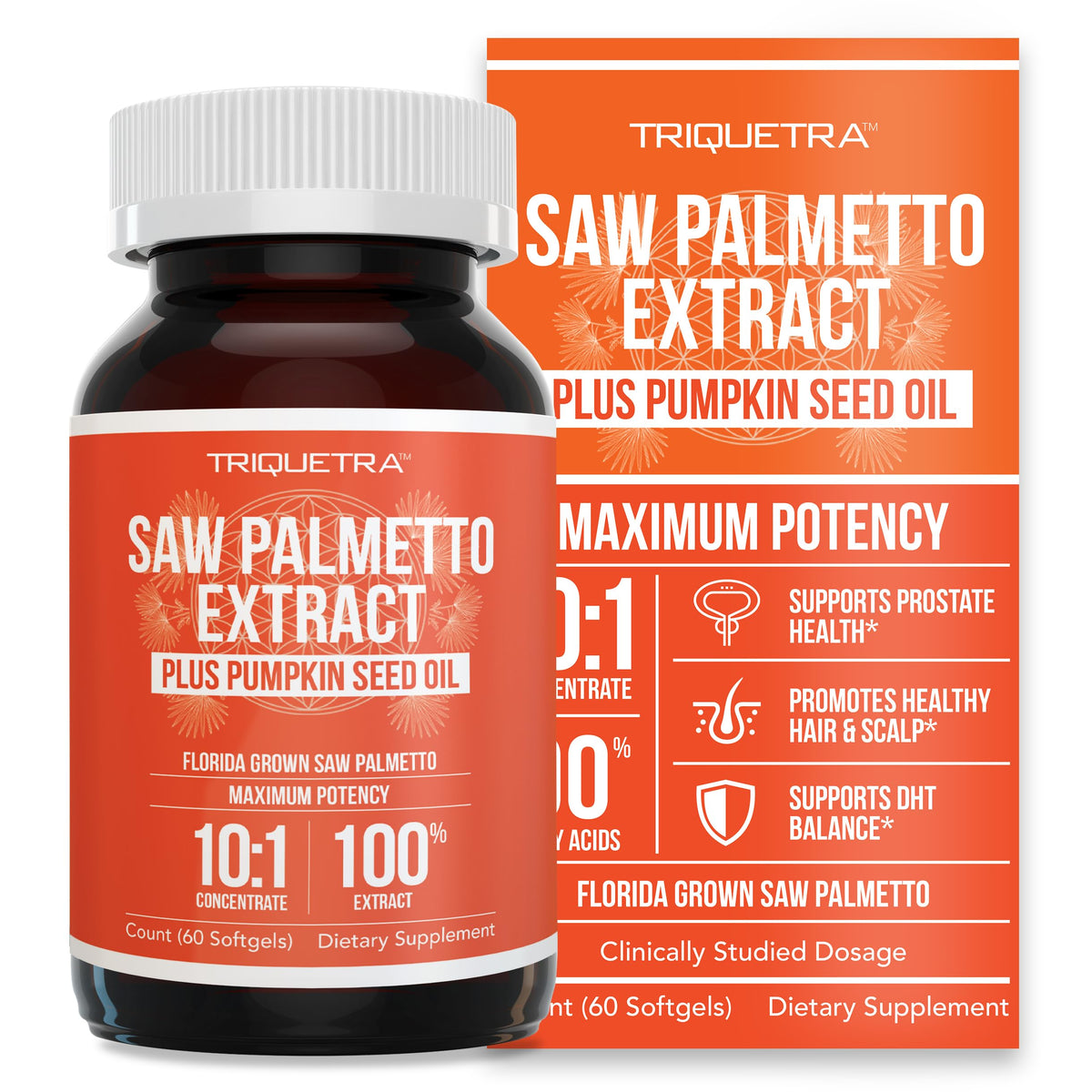 Triquetra Health Saw Palmetto Extract Softgels 320 mg - 60 Softgels