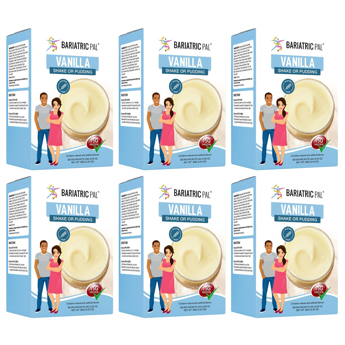 BariatricPal Vanilla Protein Shake or Pudding - 6 Packets