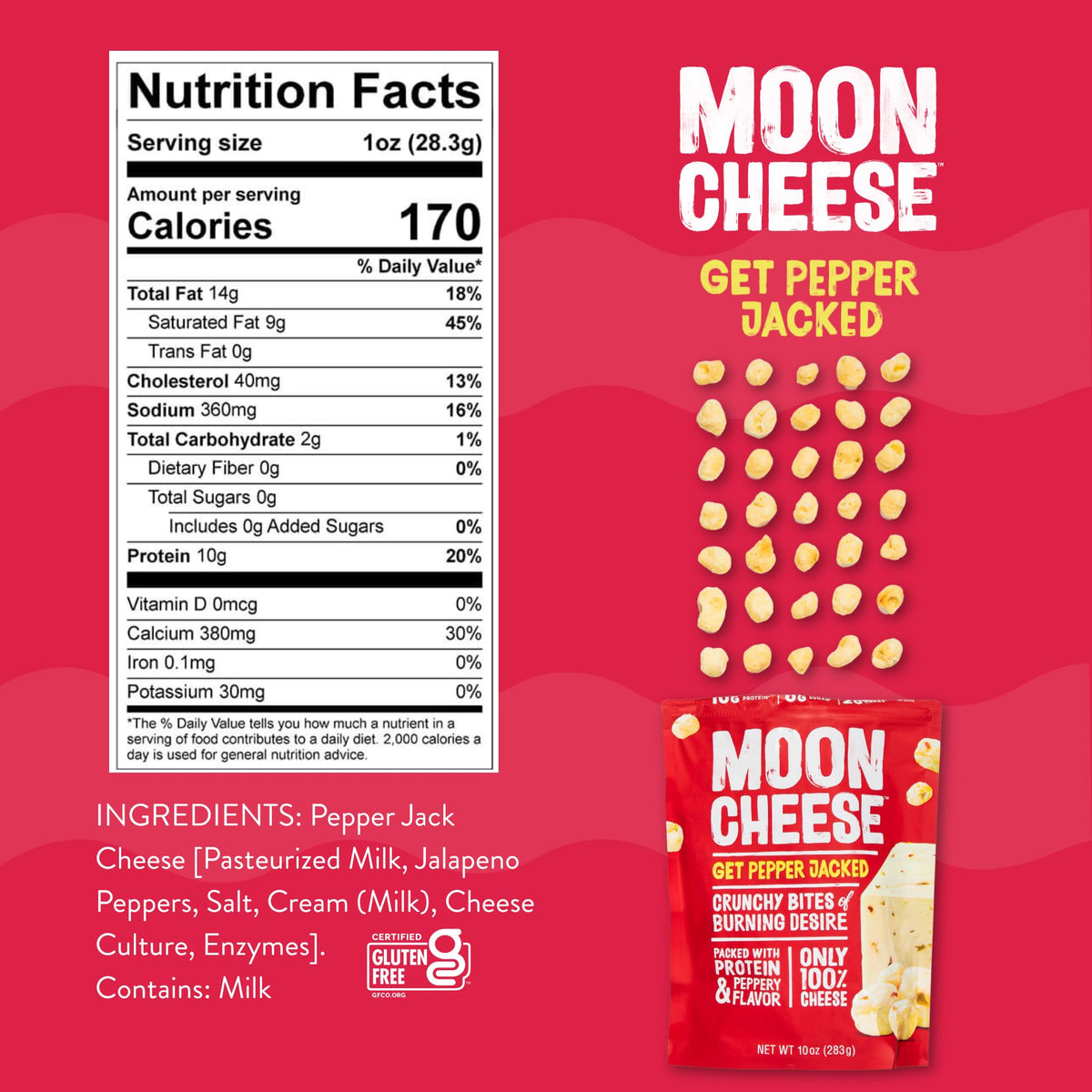 Moon Cheese Get Pepper Jacked Cheese Bites - 10 oz (2-Pack) - image 3