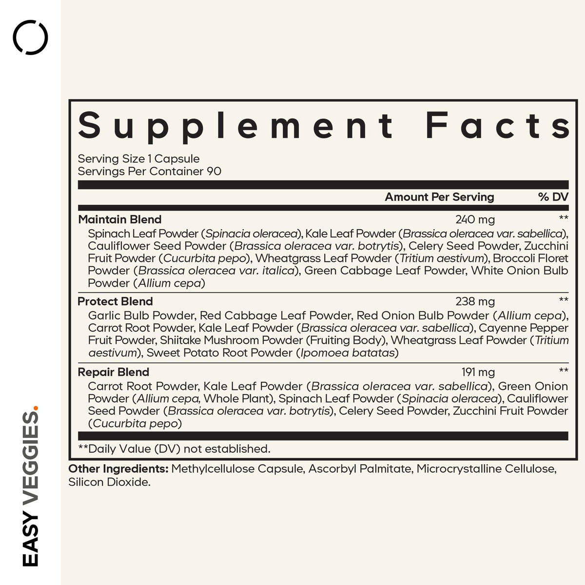 Codeage Instantfood Easy Veggies Capsules, Vegan Blend - 90 Capsules - image 2