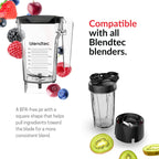 Blendtec 75oz FourSide Jar & 30oz GO Travel Bottle Bundle - image 3