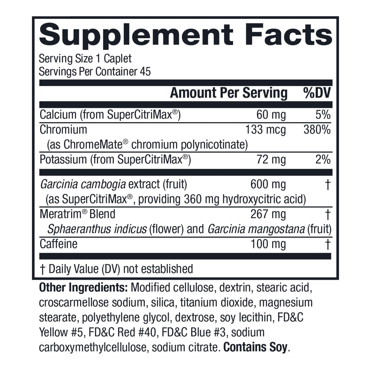 Twinlab MetaboLife Ultra Dietary Supplement, 800 mg, 45 Caplets