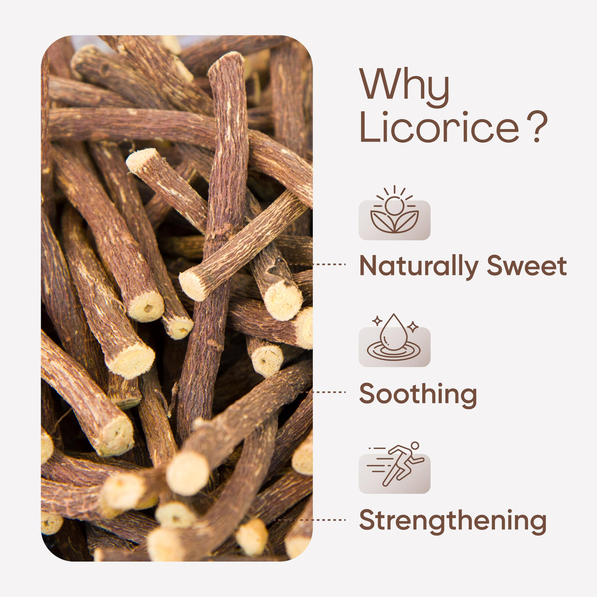 Just Jaivik Organic Licorice Root 750mg - 90 Tablets - image 6