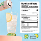 ROLUS Sparkling Electrolyte Hydration Drink Lemon Lime - 12 Pack - image 7