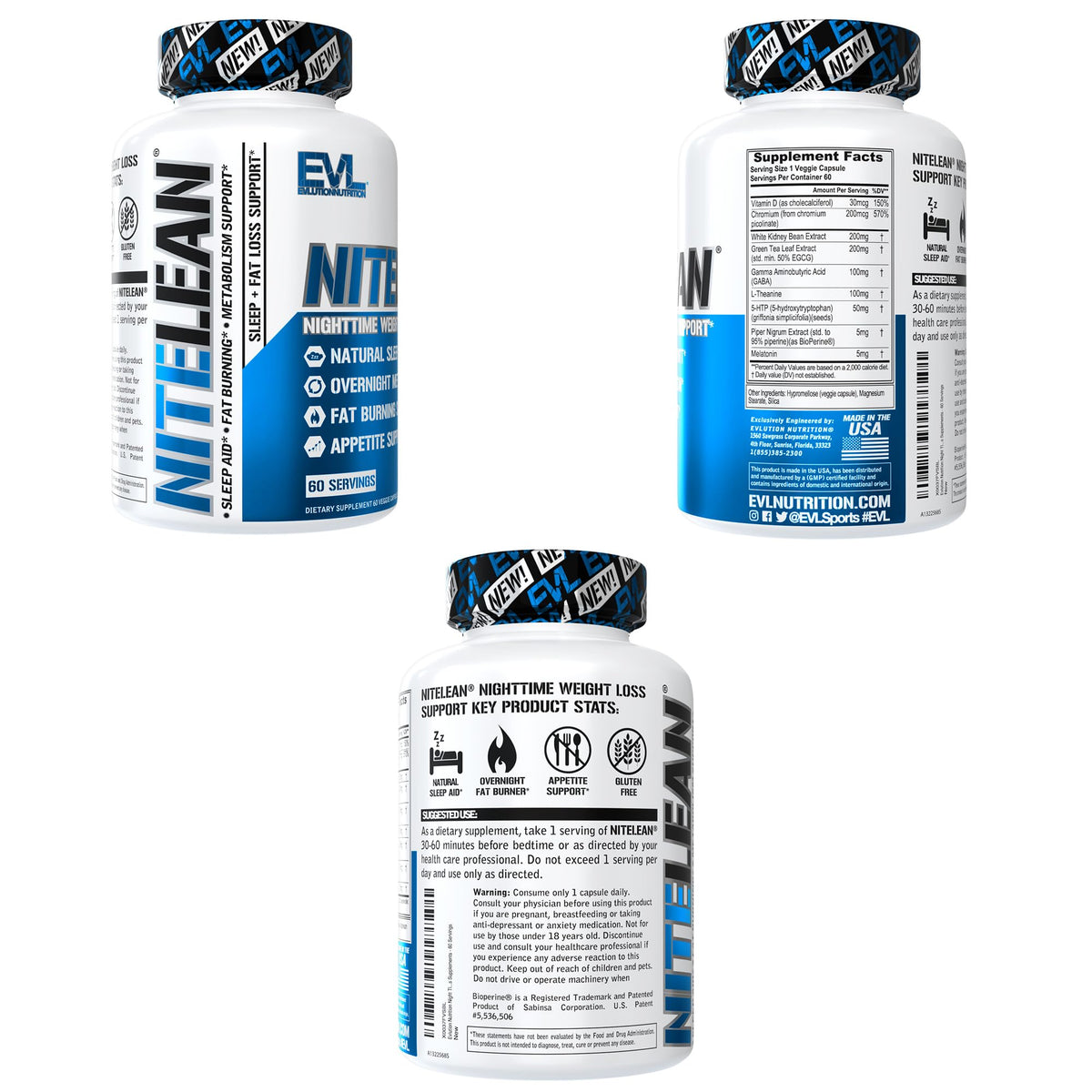 Evlution NiteLean Nighttime Fat Burner - 60 Capsules - image 8