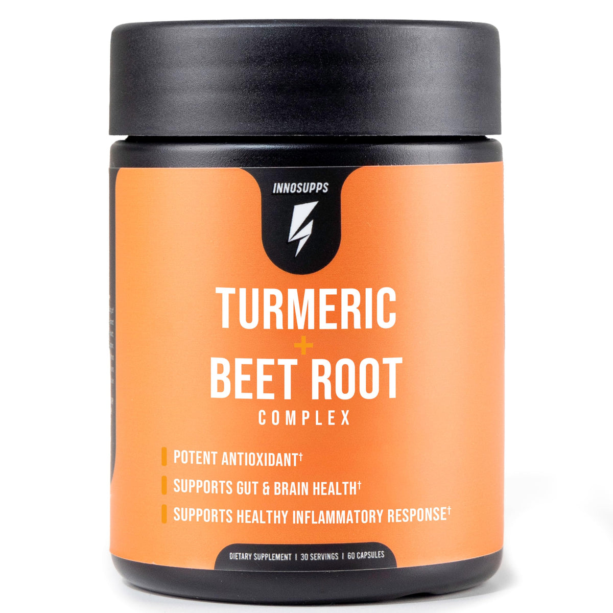 InnoSupps Turmeric + Beet Root Curcumin Capsules - 60 Capsules