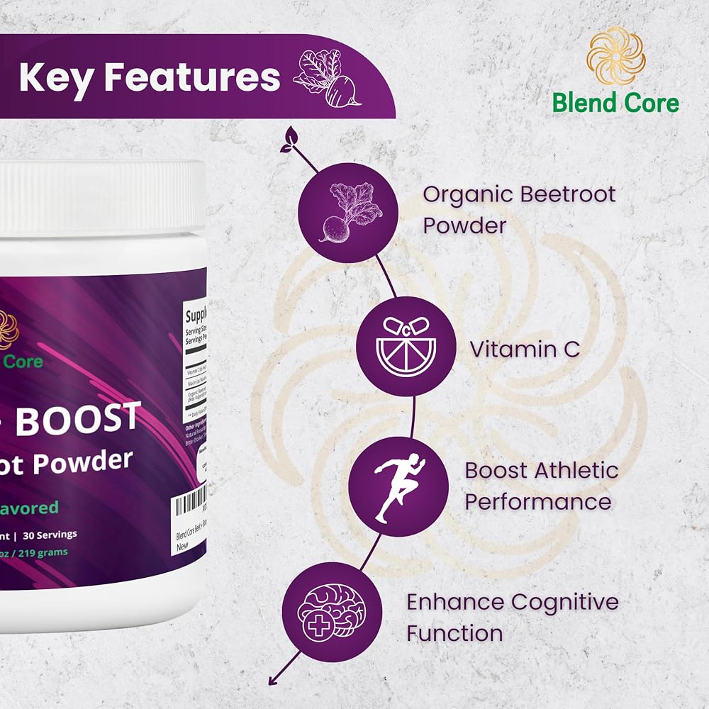 Blend Core Beet + Boost Organic Beet Root Powder - 7.7 oz - image 5