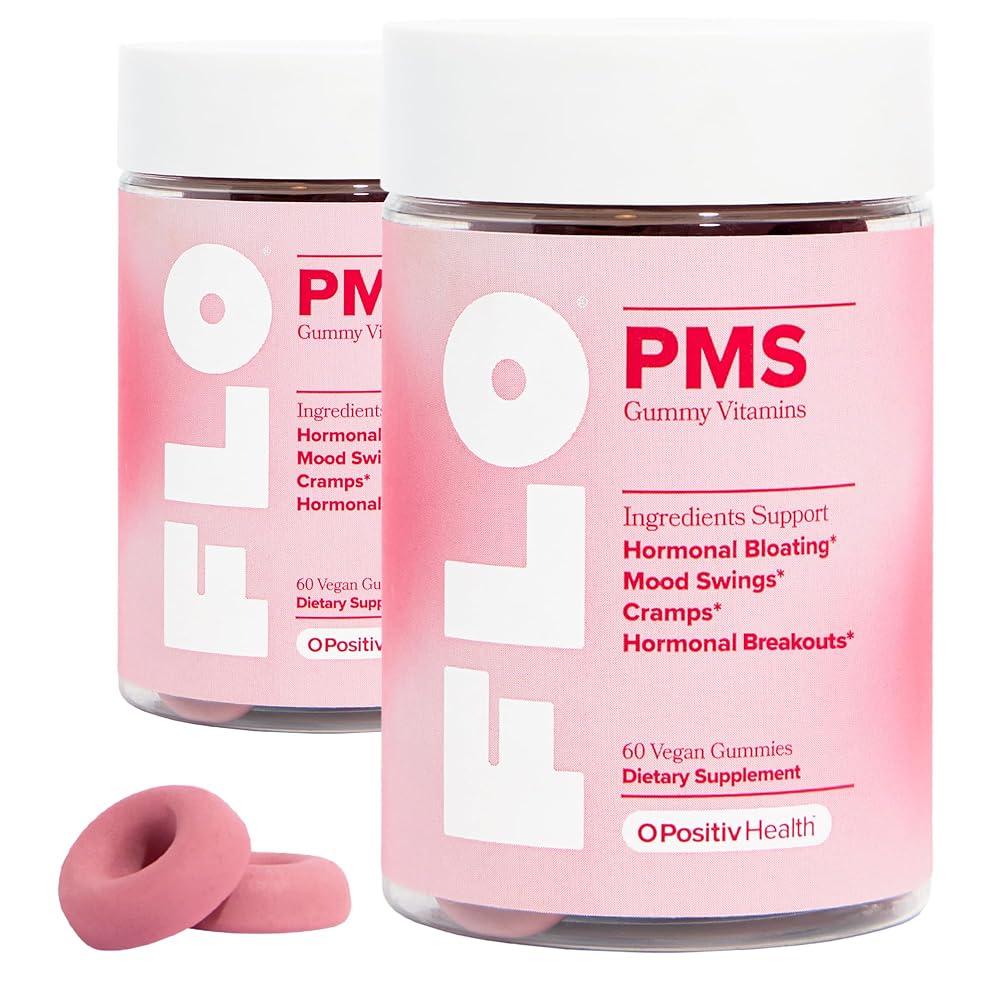 O Positiv FLO PMS Gummies for Women - Proactive PMS Relief - Targets