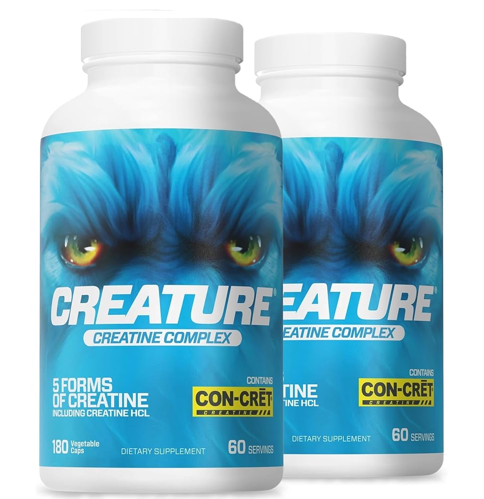 CREATURE® Creatine Complex - Creatine Monohydrate Capsules with 5