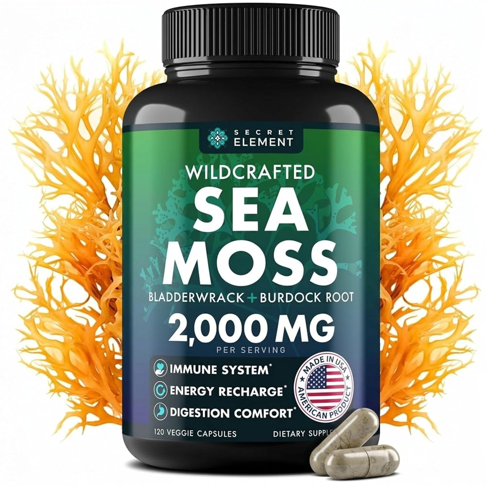 Secret Element Irish Sea Moss Capsules
