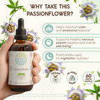 HerbEra Passionflower Alcohol-Free Herbal Extract Tincture