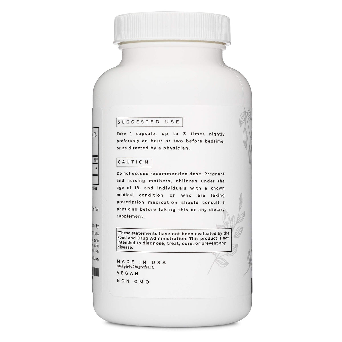 Lifted Naturals Micro Melatonin 100 mcg - 220 Vegetarian Capsules - image 3