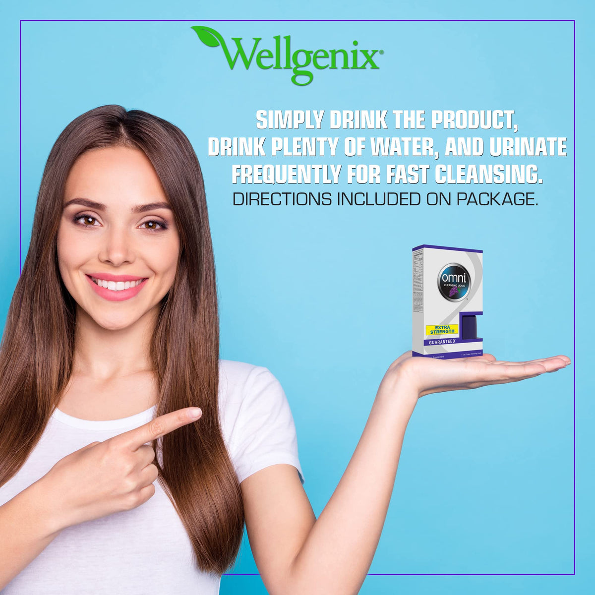 Wellgenix Omni Herbal Cleanse Detox Drink - 1oz Grape Flavor - Detox - image 5