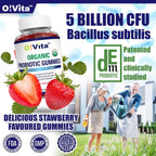 O!VITA Organic Probiotic Gummies 5 Billion CFU - 60 Gummies - image 3