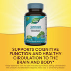Nature's Way Ginkgo Biloba Extract Memory and Concentration - 120 Capsules - image 5