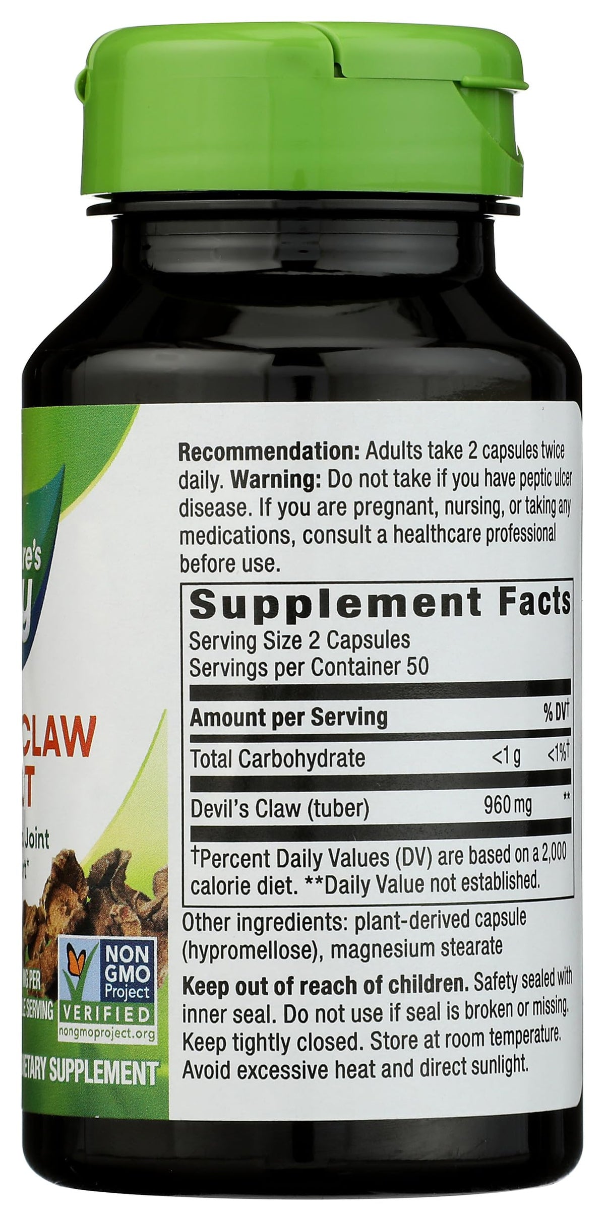 Natures Way Devils Claw Root - 100 Capsules - image 7