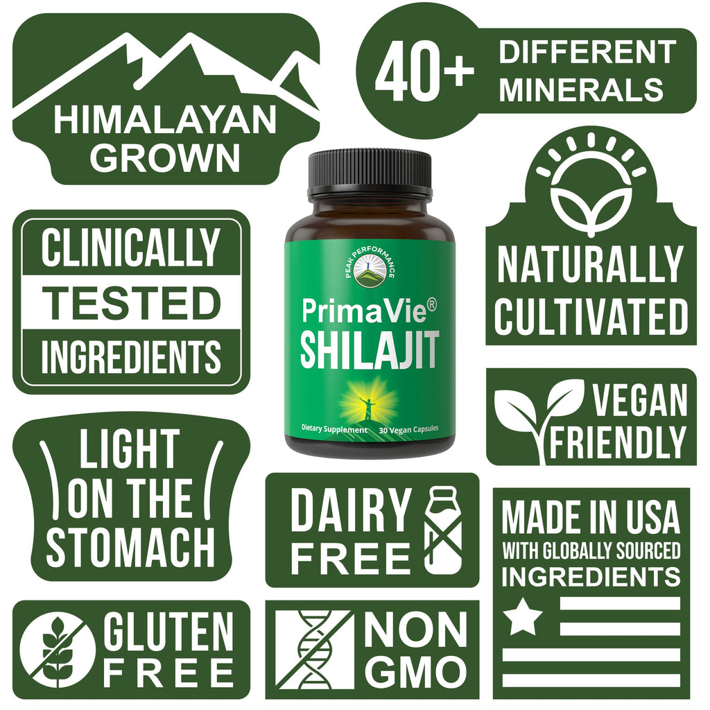 Peak Performance PrimaVie Purified Shilajit Capsules - 30 Count - image 3