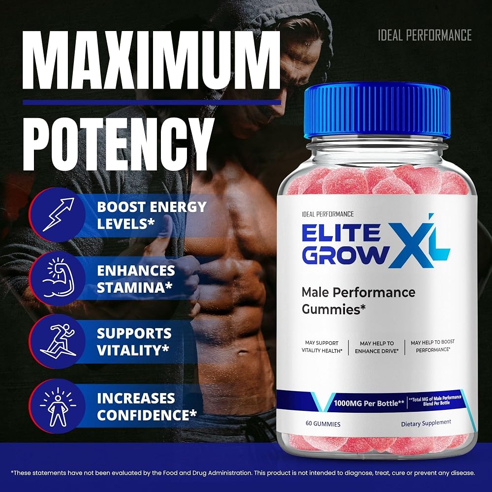 IDEAL PERFORMANCE Elite Grow XL Gummies for Men - 180 Count - image 4