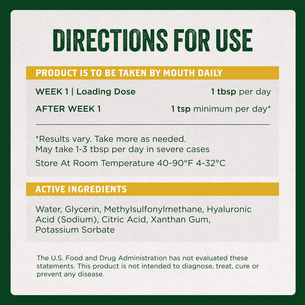Lubrisyn HA Plus MSM Liquid Joint Supplement - 3 Pack - image 7