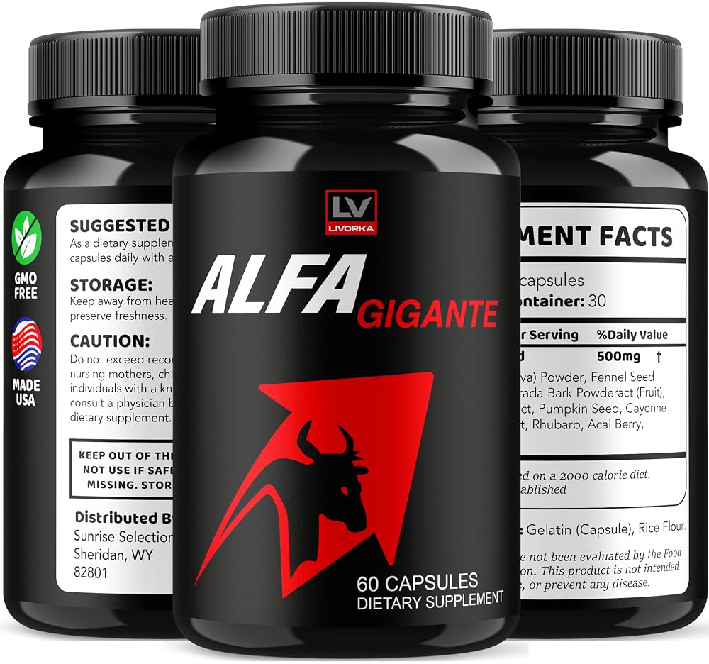 LIVORKA Alfa Gigante All Natural Herbal Supplement - 60 Capsules - image 8