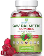 Purify Life Saw Palmetto Gummies for Hair Growth Support - 60ct