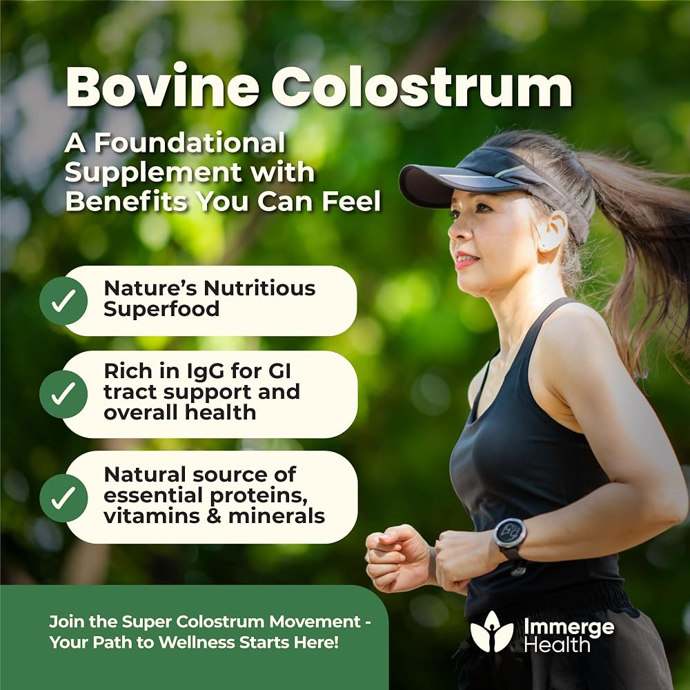 ImmergeHealth.com Super MOO Grass Fed Bovine Colostrum Powder