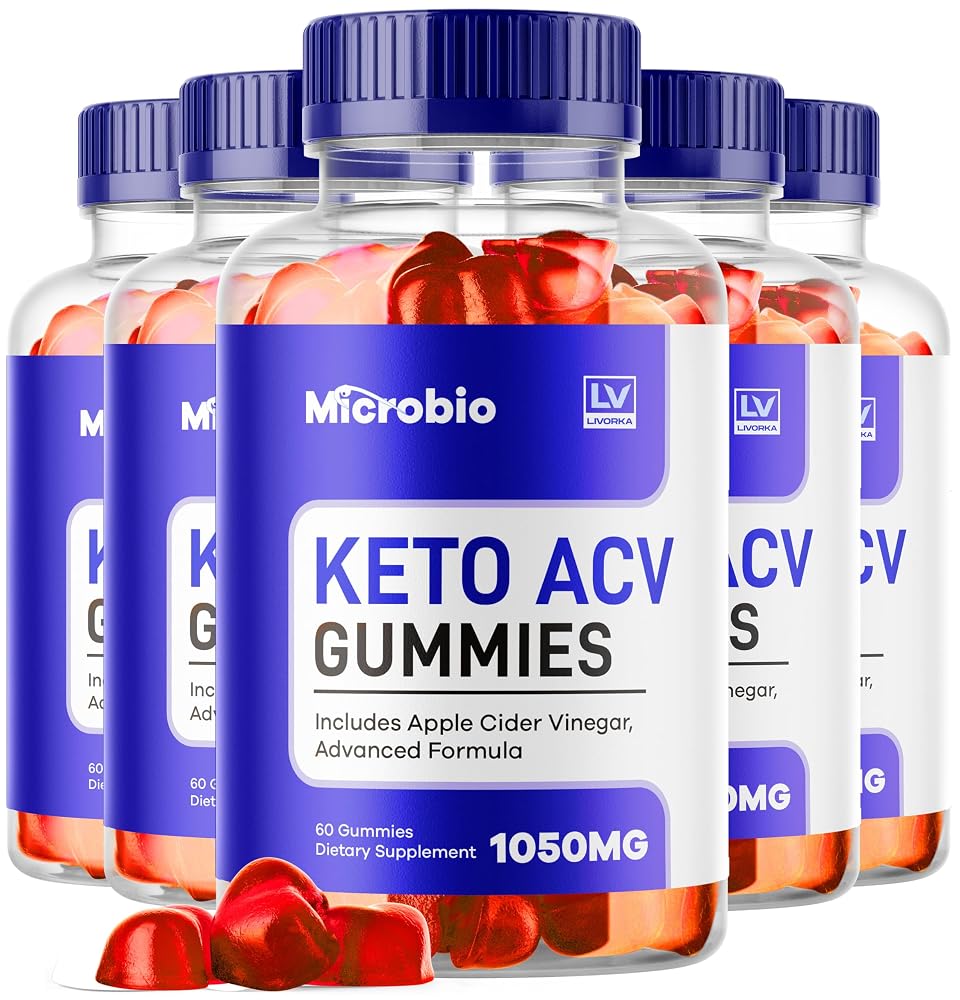 LIVORKA Microbio Keto ACV Gummies - 300 Count (5 Pack)