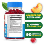 Lifeable Sugar Free Vitamin B Complex Gummies with Vitamin C - 90 Count - image 2