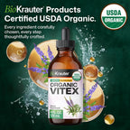 BIO KRAUTER Vitex Chasteberry for Menopause Support - 4 Fl Oz - image 3