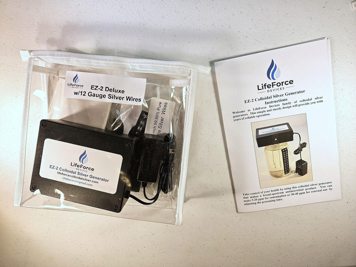 LifeForce Devices EZ-2 Deluxe Colloidal Silver Generator Kits