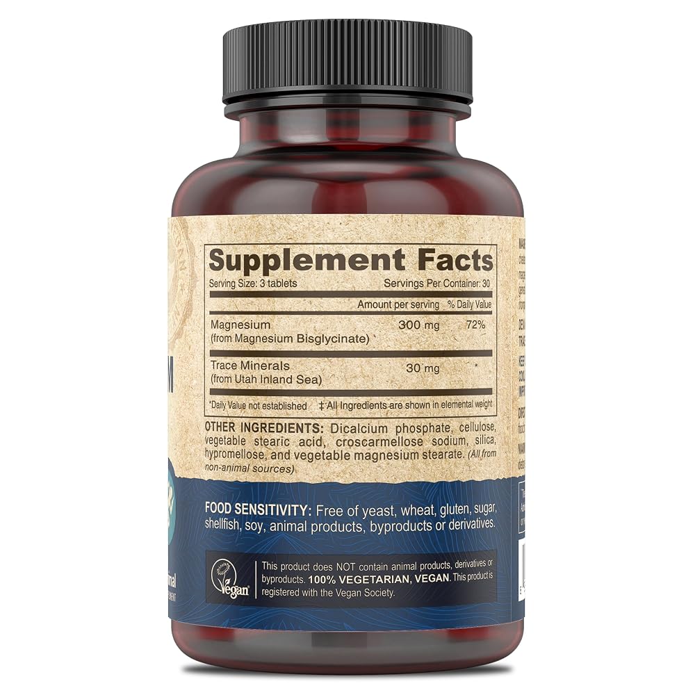 Deva Vegan Magnesium GLYCINATE 90 Tablets
