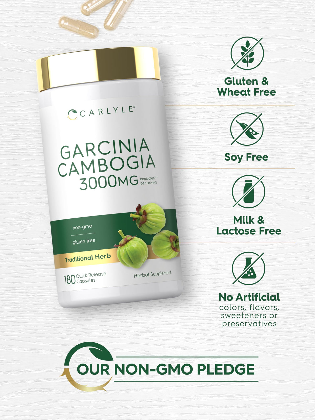 Carlyle Garcinia Cambogia Extract - 180 Capsules - image 5