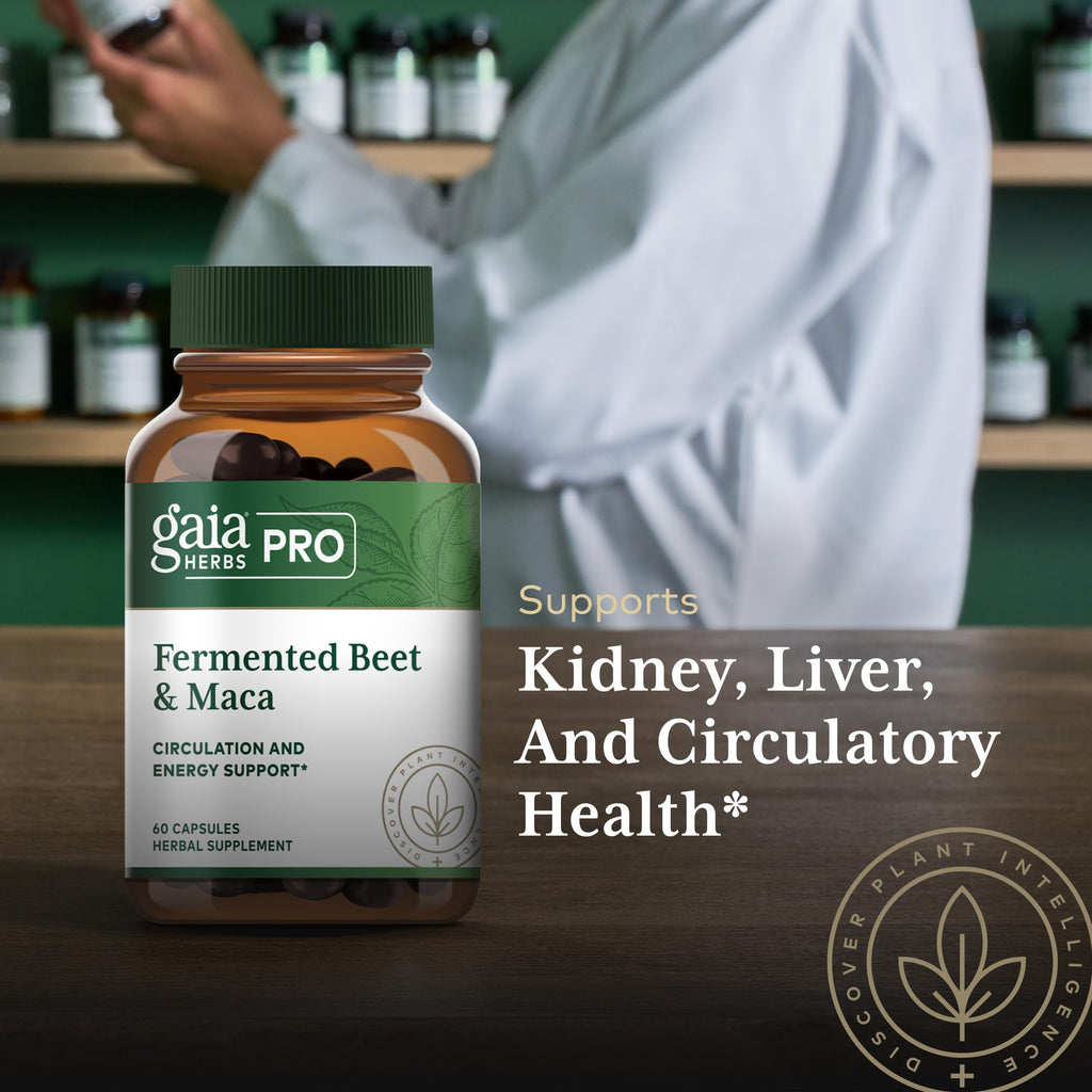 Gaia Herbs PRO Fermented Beet & Maca Energy - 60 Capsules - image 5