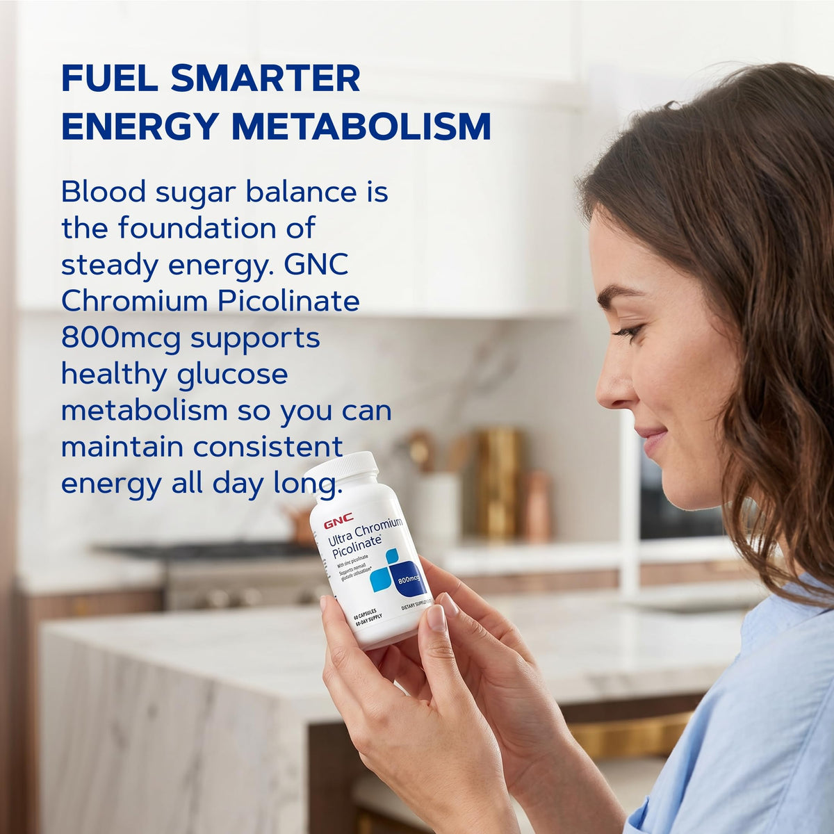 GNC Ultra Chromium Picolinate 800mcg with Zinc - 60 Capsules - image 7