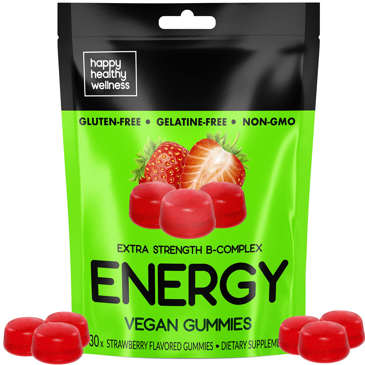 Happy Healthy Wellness Vitamin B-Complex Energy Gummies - 1 Count