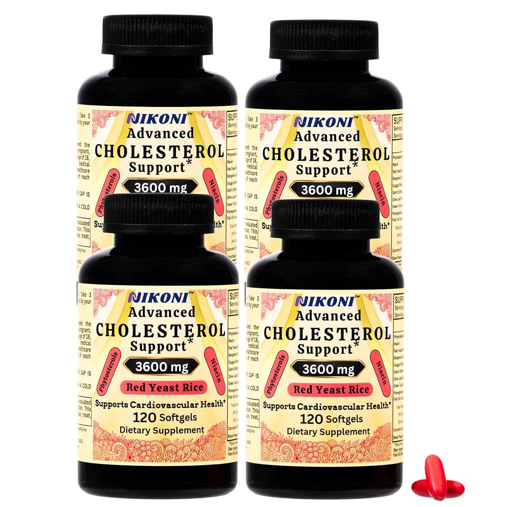 Nikoni Advanced Cholesterol Support 3600 mg Plant Sterols