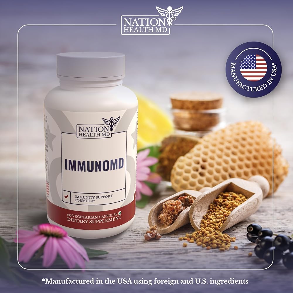 NATION HEALTH MD ImmunoMD Immune Support - 60 Capsules - image 4