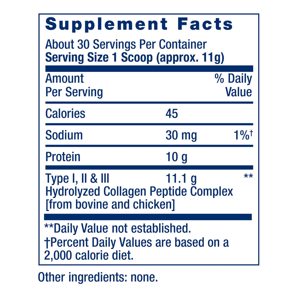 Life Extension Collagen Peptides for Skin and Joints - 343g - image 3