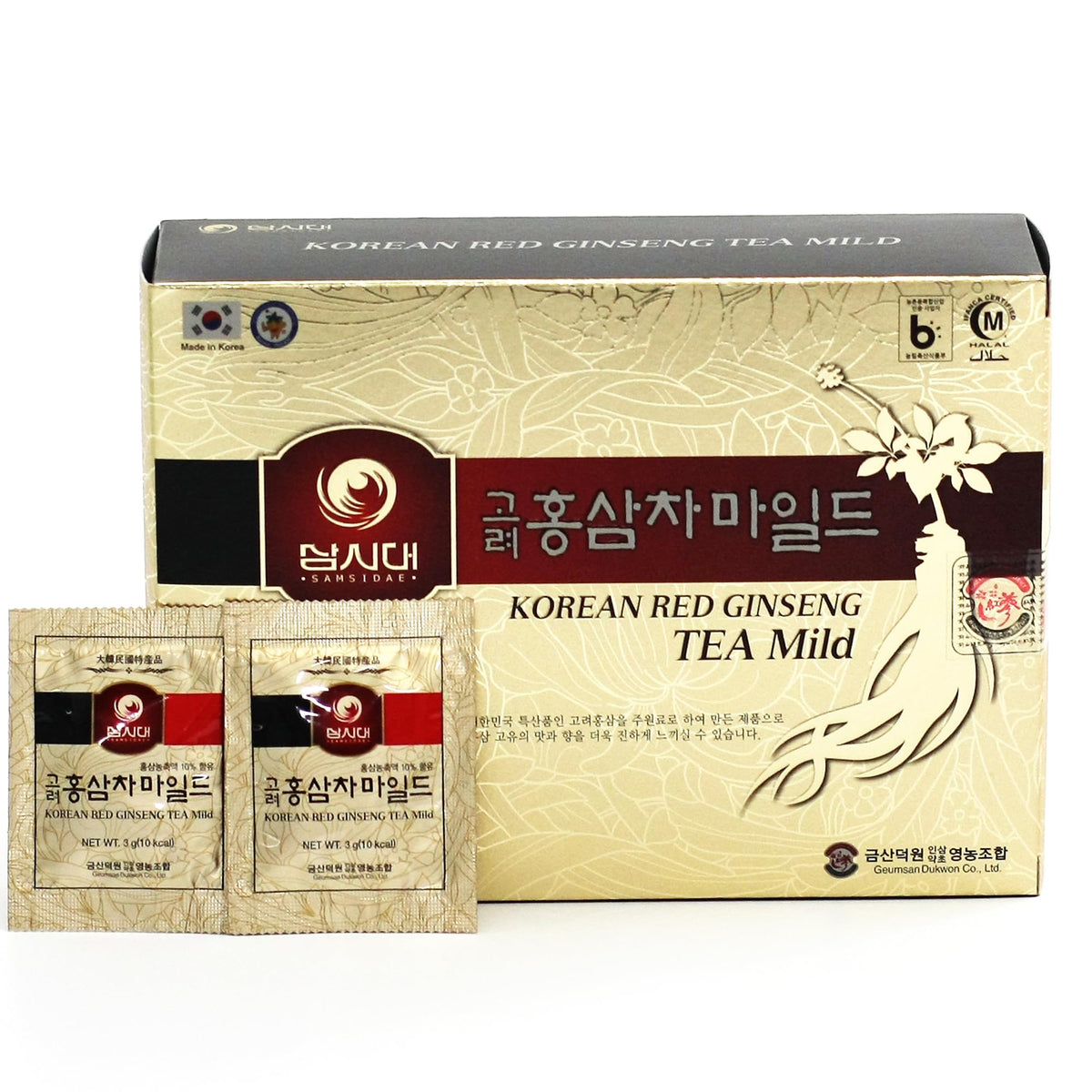 SAMSIDAE Korean Red Panax Ginseng Instant Tea - 50 Sachets - image 2