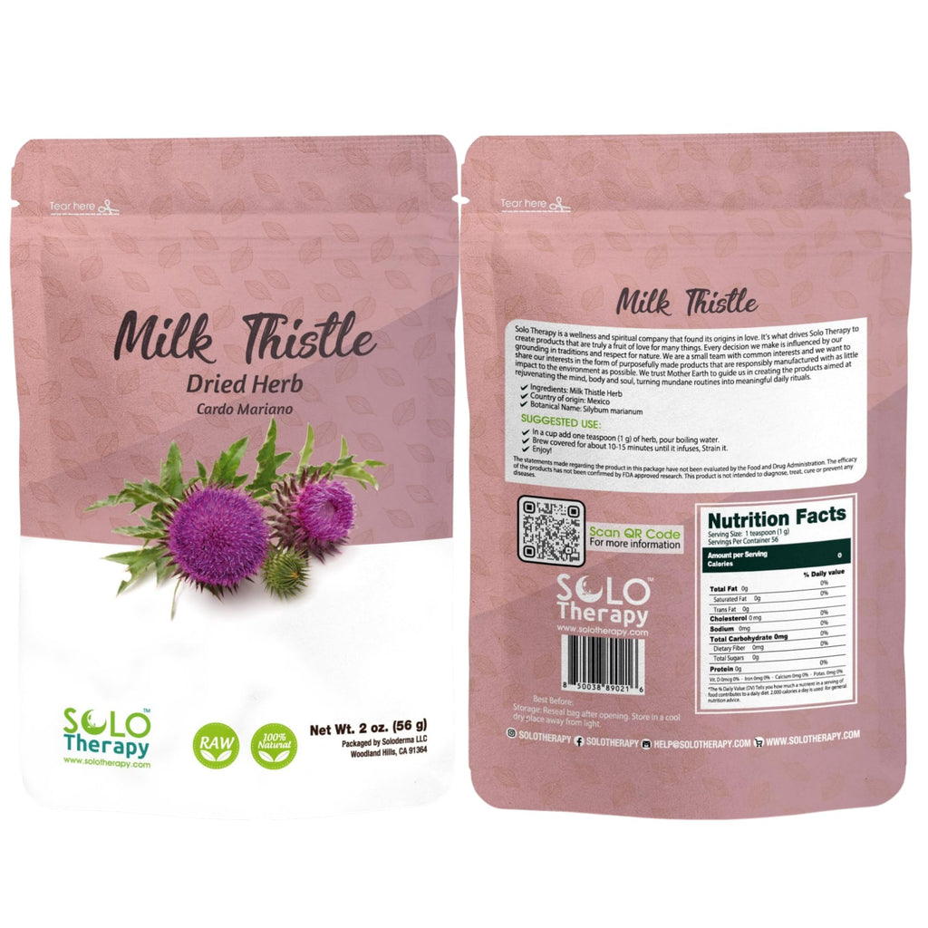 Solo Therapy Milk Thistle Herb Tea - 2 oz