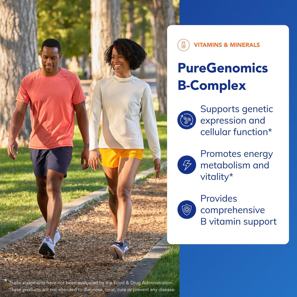 Pure Encapsulations PureGenomics B-Complex - 120 Capsules - image 3