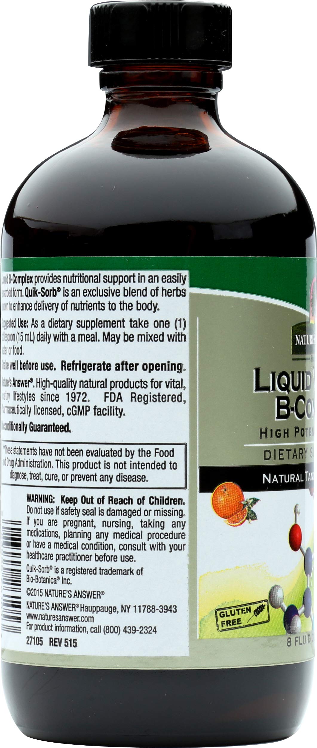 Nature's Answer Vitamin B Complex - 8 fl oz - image 4