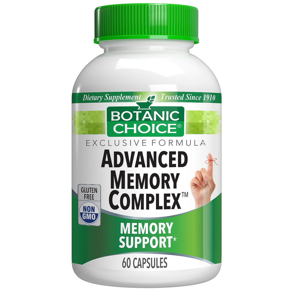 Botanic Choice Advanced Memory Complex Brain Supplement - 60 Capsules
