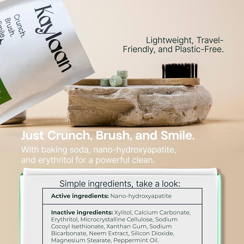 Kaylaan Neem Toothpaste Tablets - 90 Count - image 3