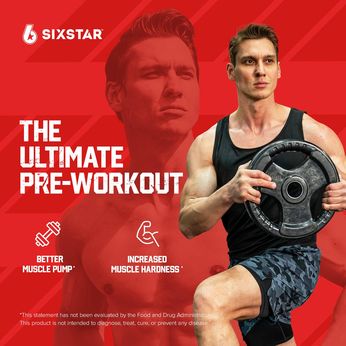 Six Star N.O. Fury Nitric Oxide Booster Pre-Workout - 60 Caplets - image 3