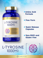 Carlyle L-Tyrosine 1000mg - 300 Capsules - image 3